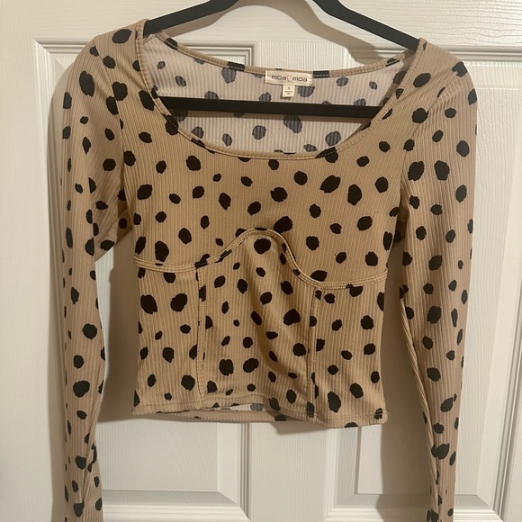 Moa Moa animal print crop! - Picture 2 of 3